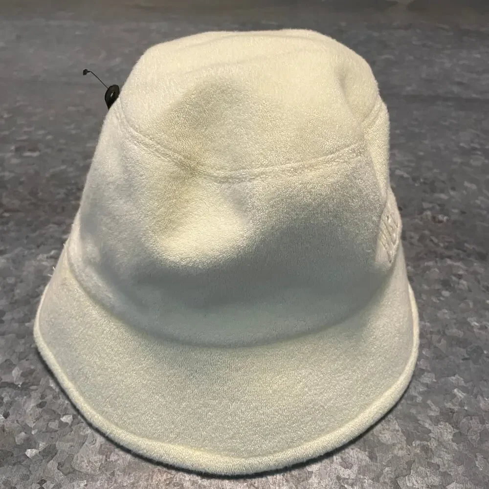 NEW UGG Womens Terry Cloth Bucket Hat L/XL Honeycomb Soft Yellow Logo - Picture 8 of 14